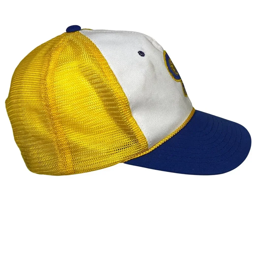 Vintage Los Angeles Rams Sports Specialties NFL Trucker Snapback Hat Cap Korea